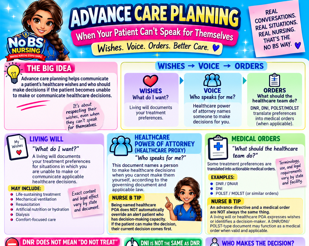 Advance Care Planning cheat sheet cover